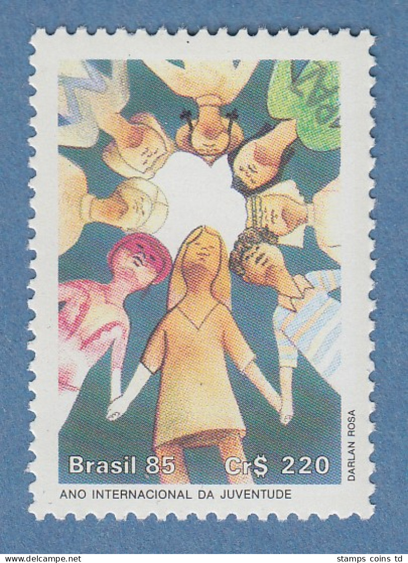 Brasilien 1985 Internationales Jahr Der Jugend Friedenstaube Mi.-Nr. 2130 ** - Sonstige & Ohne Zuordnung