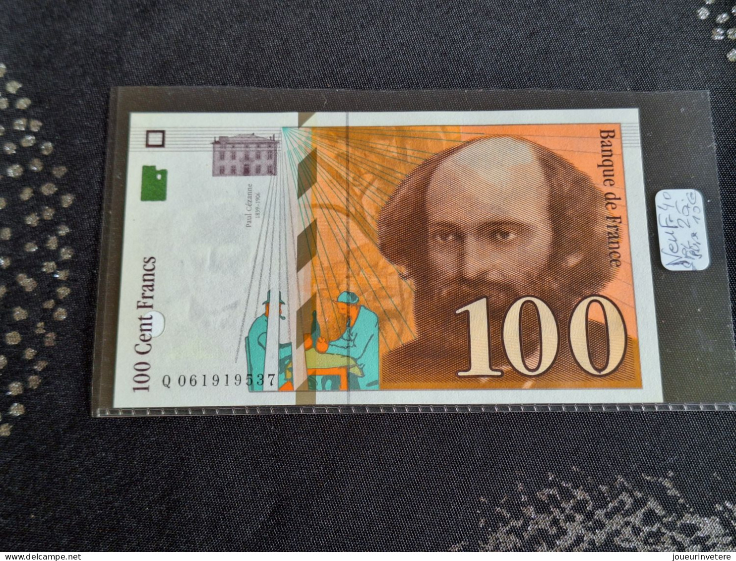 France Billet 100 FRANCS 1998 PAUL CEZANNE- Q061919537 -NEUF - Autres - Europe