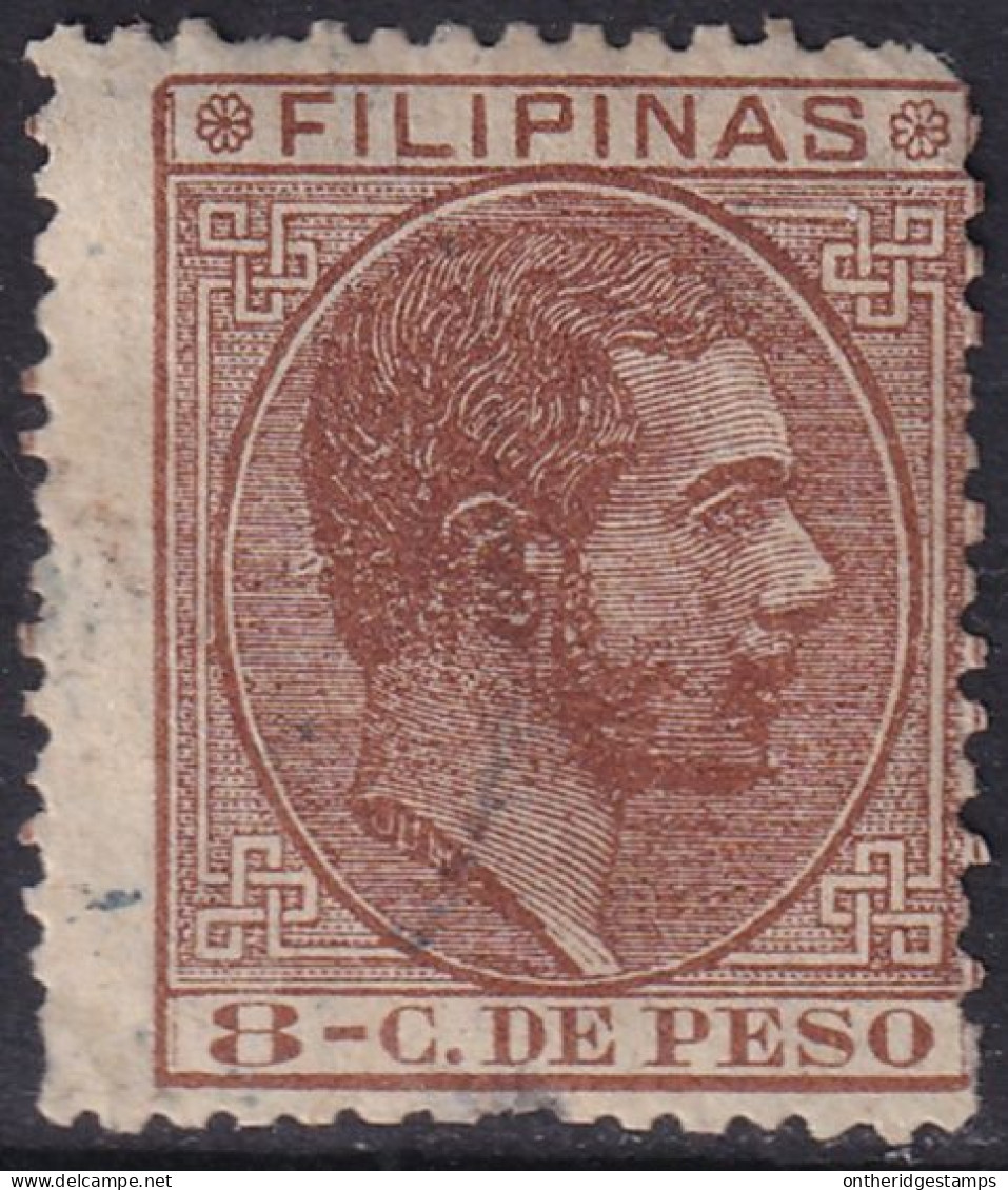 Philippines 1880 Sc 83 Filipinas Ed 62 Used Light Cancel - Filippine