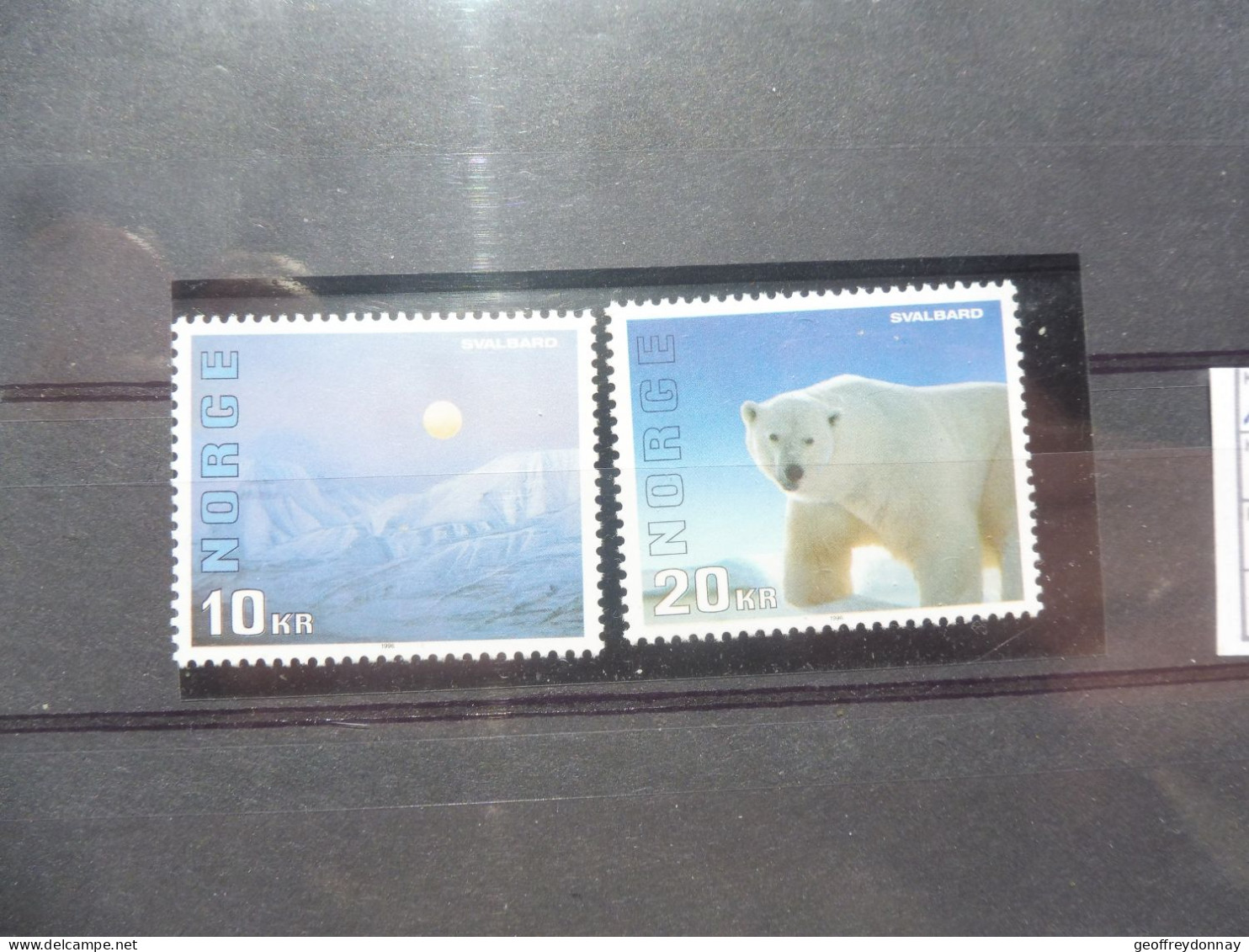 Norge Norvege Norway 1159/1160 Mnh Neuf ** 1996 Ours Bear - Neufs