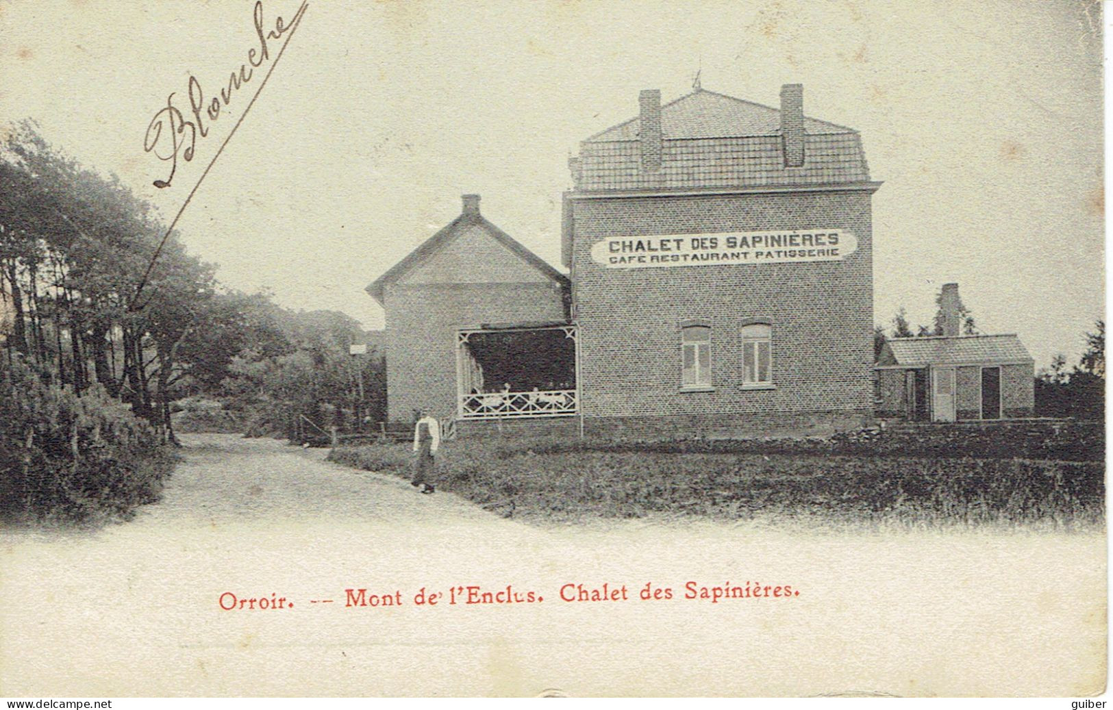 Orroir Mont De L'enclus Chalet Des Sapinieres  Voir Verso Griffe Ruyen  - Mont-de-l'Enclus