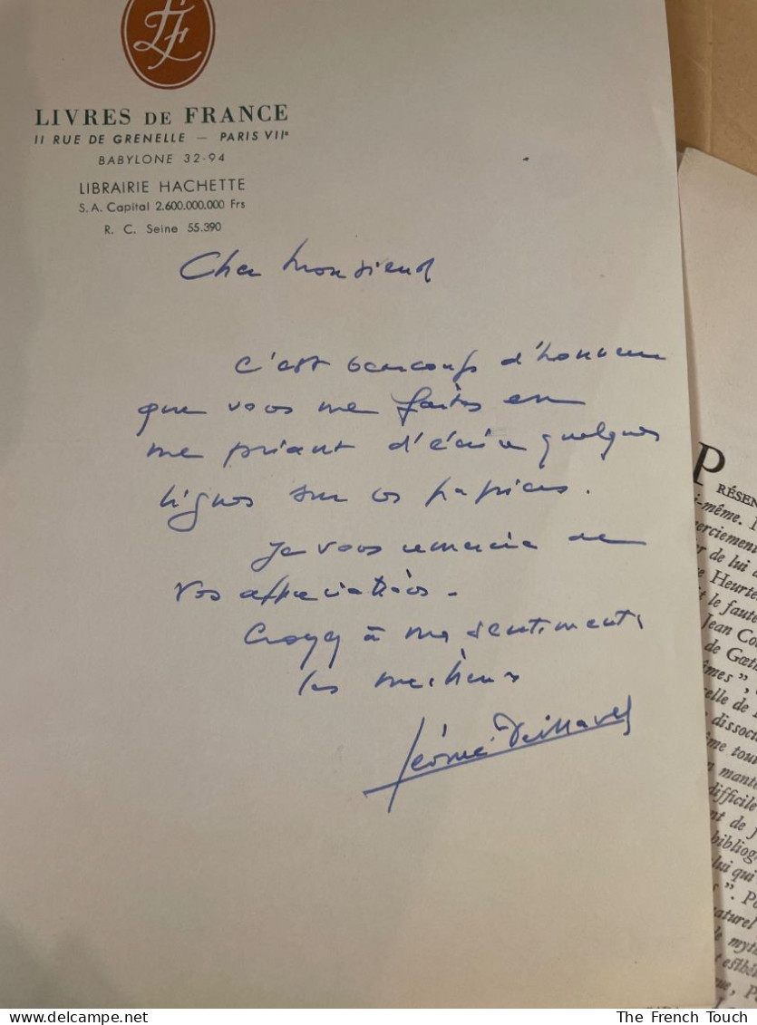 Léonce Peillard - 1957 - Dédicaces - Escritores