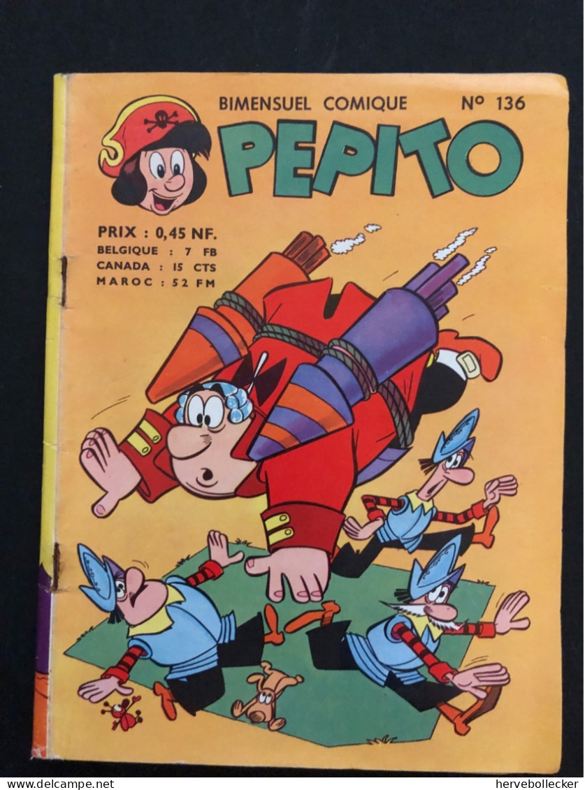 Petit Format BD Pepito N°136 - 1960 - Kleine Formaat
