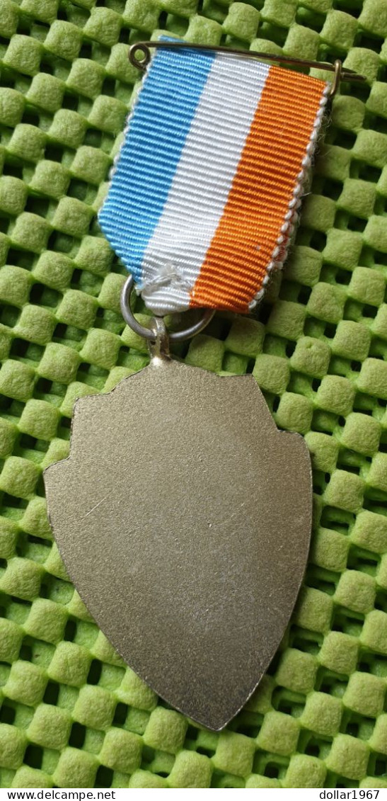 Medaile :   24e. Glasstadmars , Oranje Garde , Leerdam 1969 -  Original Foto  !!  Medallion  Dutch - Sonstige & Ohne Zuordnung