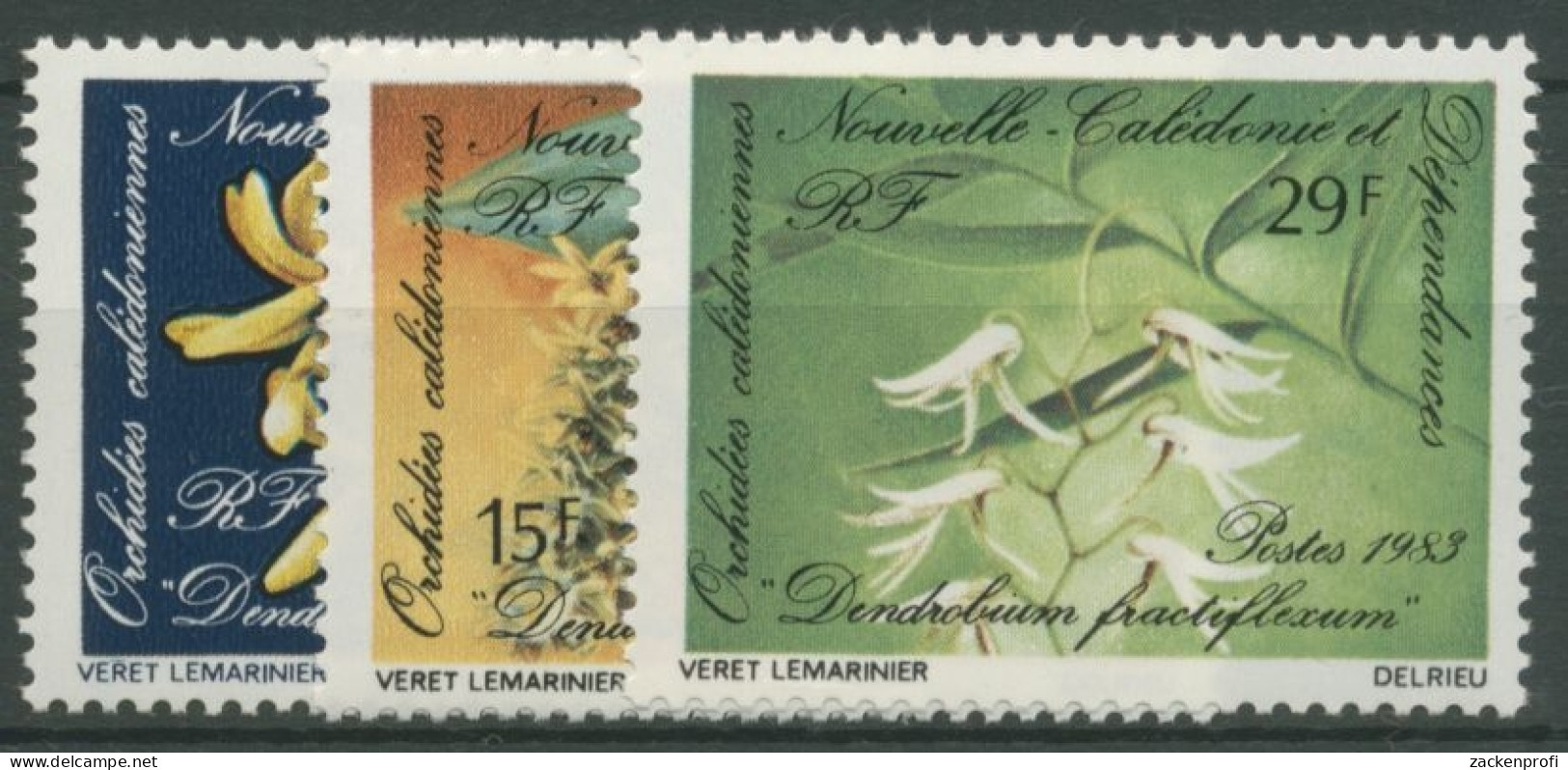 Neukaledonien 1983 Orchideen 703/05 Postfrisch - Neufs