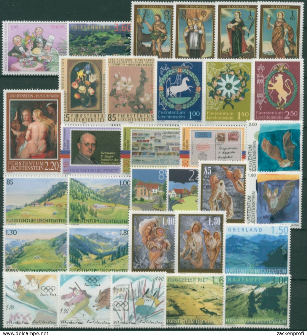Liechtenstein 2005 Jahrgang Komplett Postfrisch (SG6414) - Años Completos
