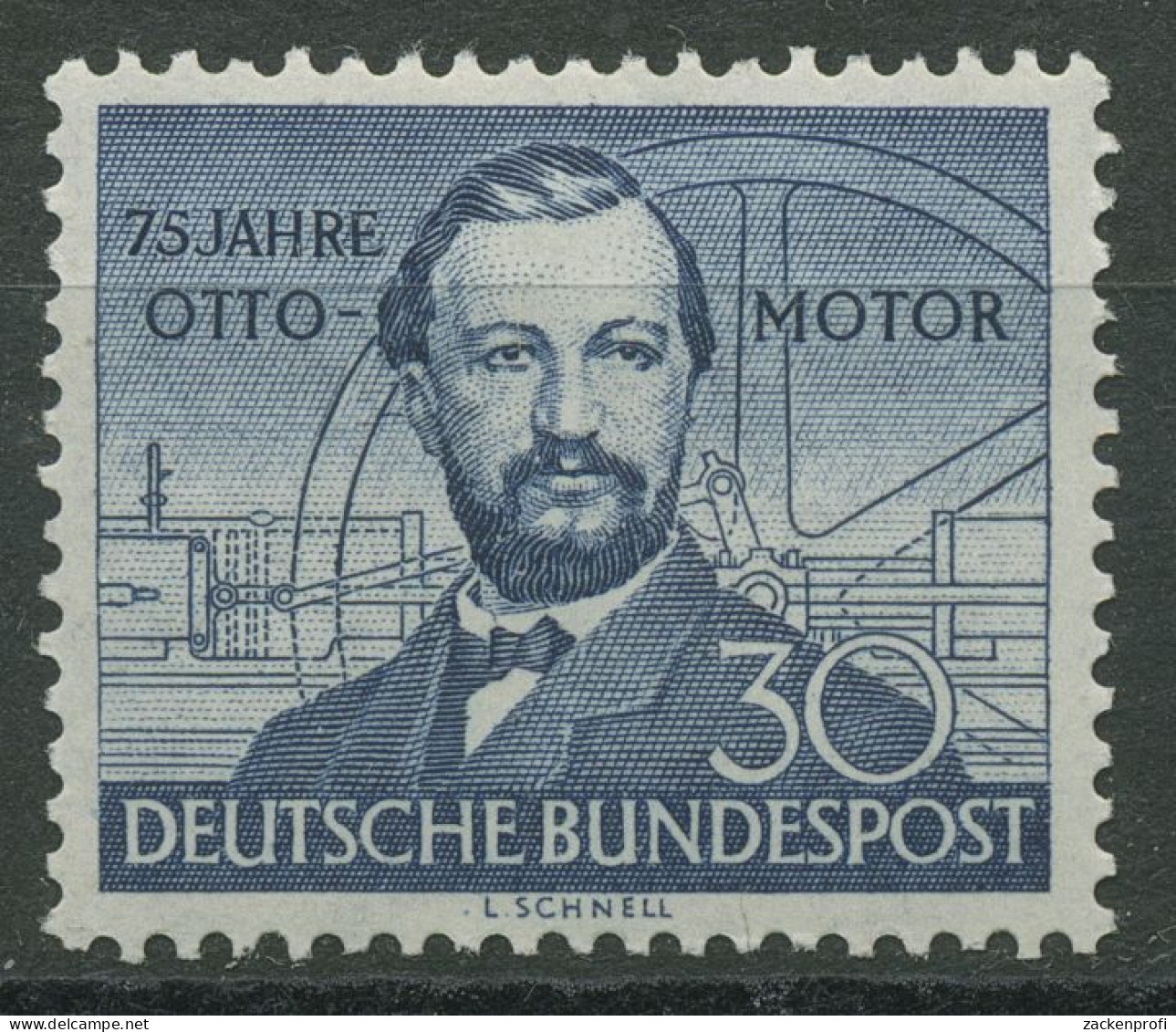 Bund 1952 75 Jahre Otto-Viertakt-Gasmotor, Nikolaus Otto 150 Postfrisch - Neufs