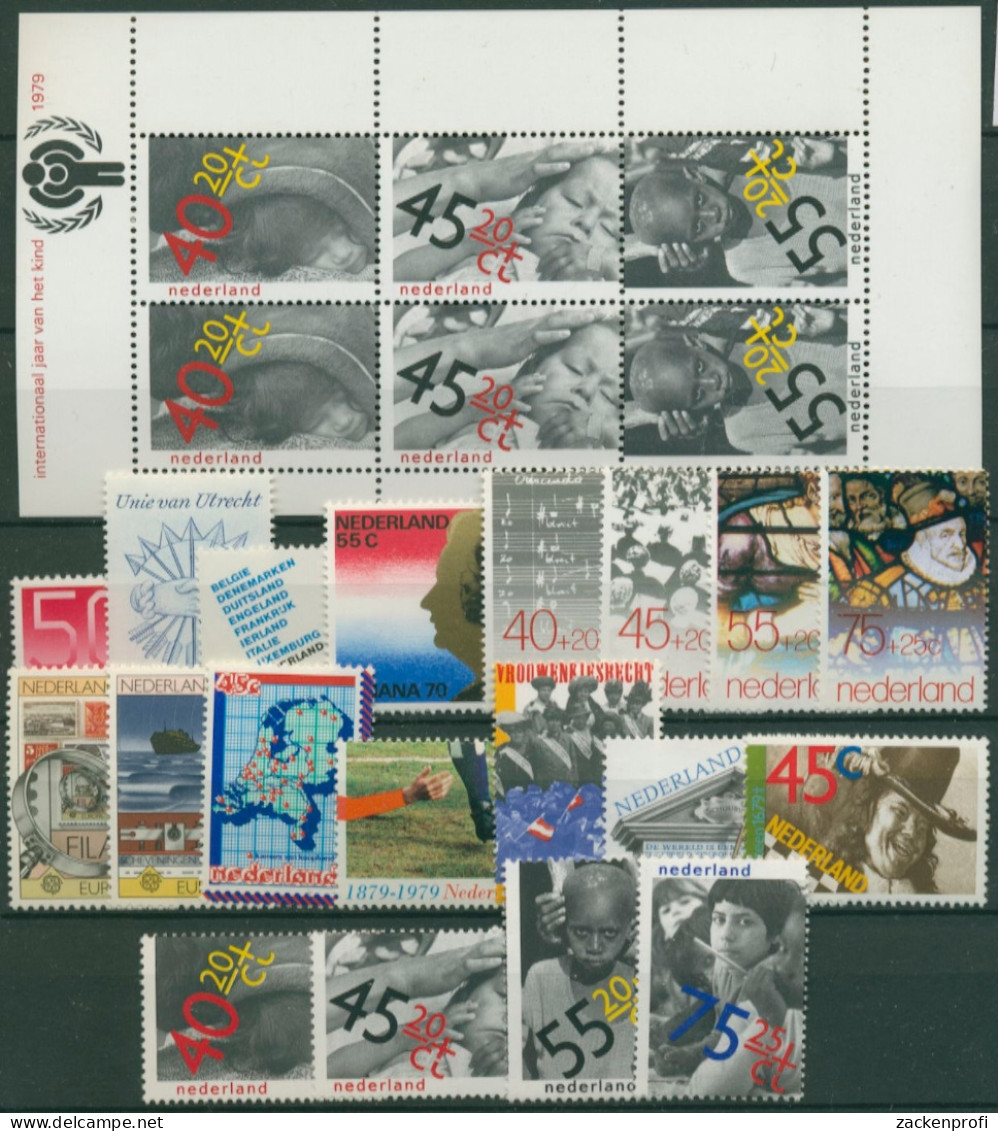 Niederlande Kompletter Jahrgang 1979 Postfrisch (SG30772) - Annate Complete