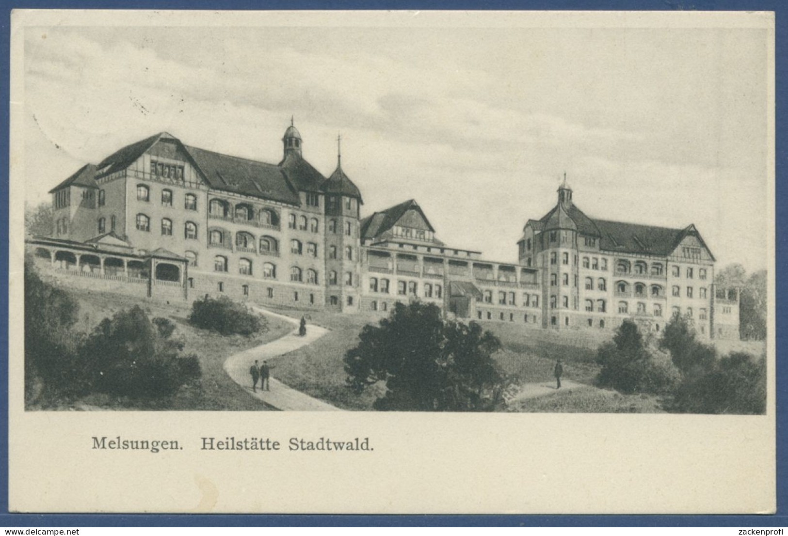 Melsungen Heilstätte Stadtwald, Gelaufen 1930 (AK1956) - Melsungen