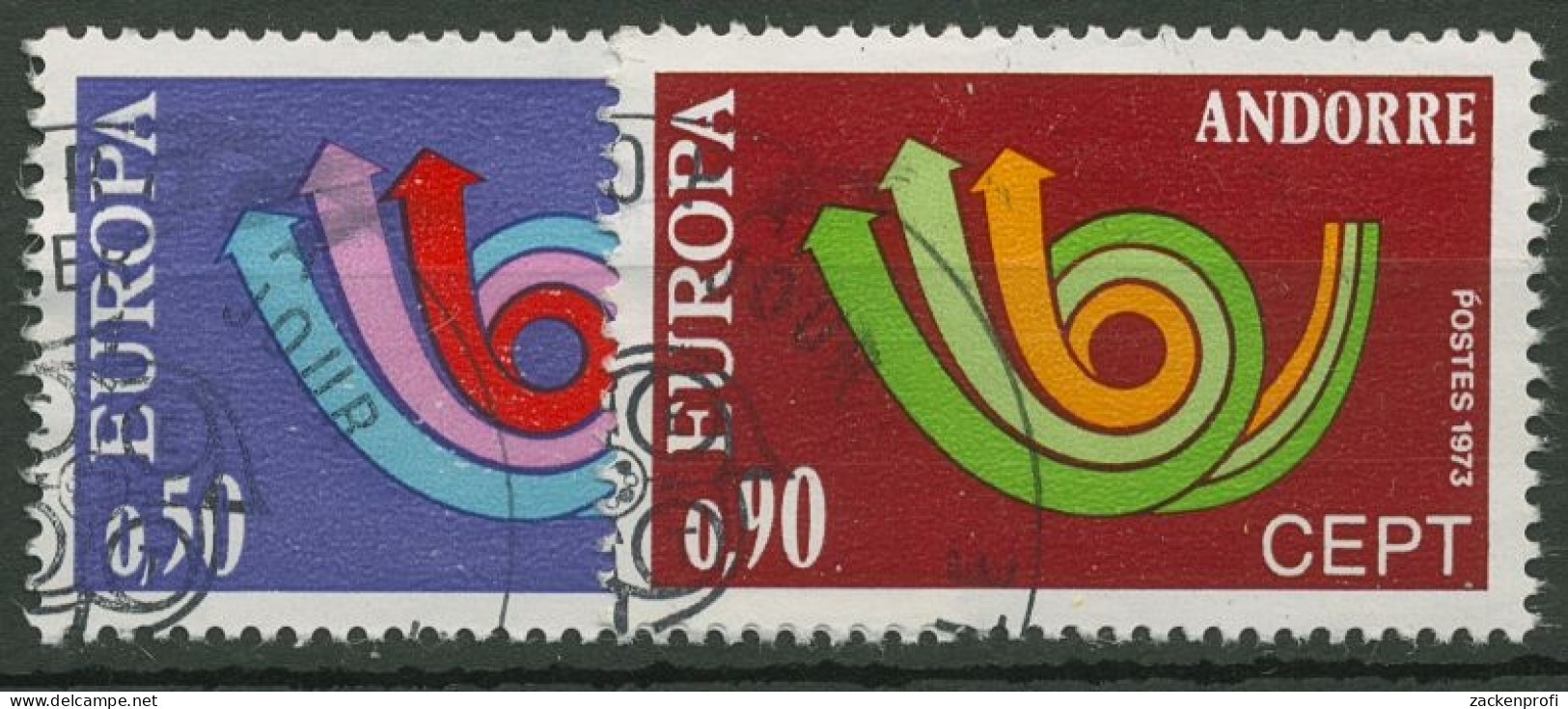 Andorra (frz.) 1973 Europa CEPT 247/48 Gestempelt - Nuevos