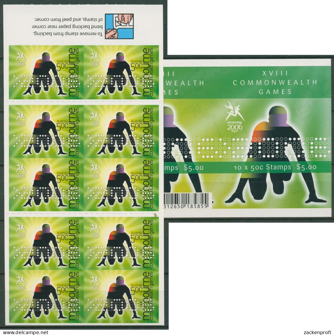 Australien 2006 Commonwealth Games MH 227 Postfrisch (C29646) - Booklets