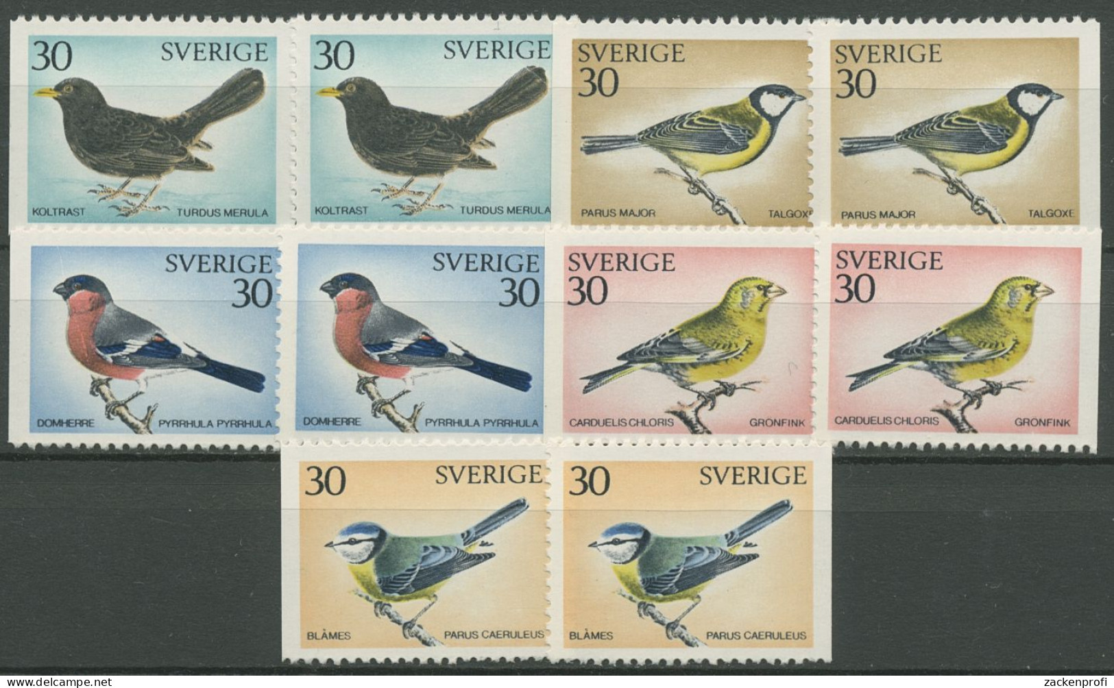 Schweden 1970 Tiere Vögel 692/96 Postfrisch - Nuevos