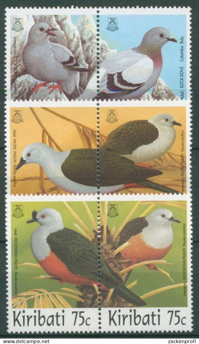 Kiribati 1997 Vögel Tauben 761/66 ZD Postfrisch - Kiribati (1979-...)