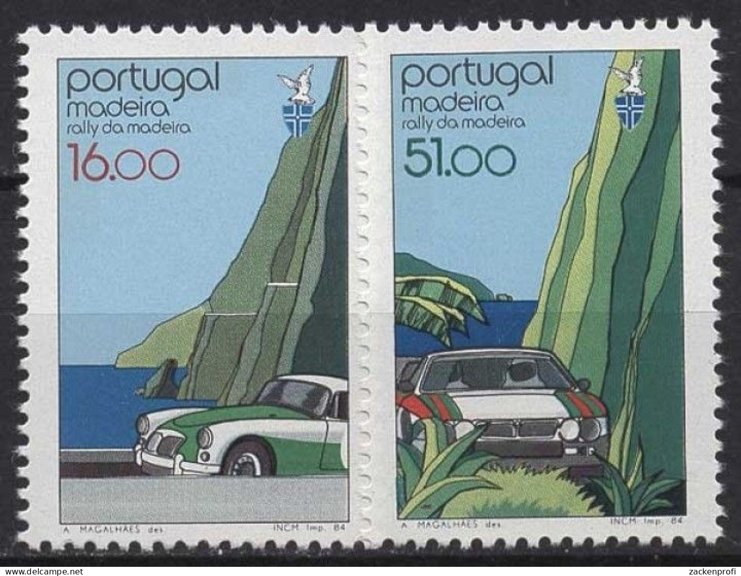 Portugal - Madeira 1984 25 Jahre Rallye Madeira 91/92 Postfrisch - Madère