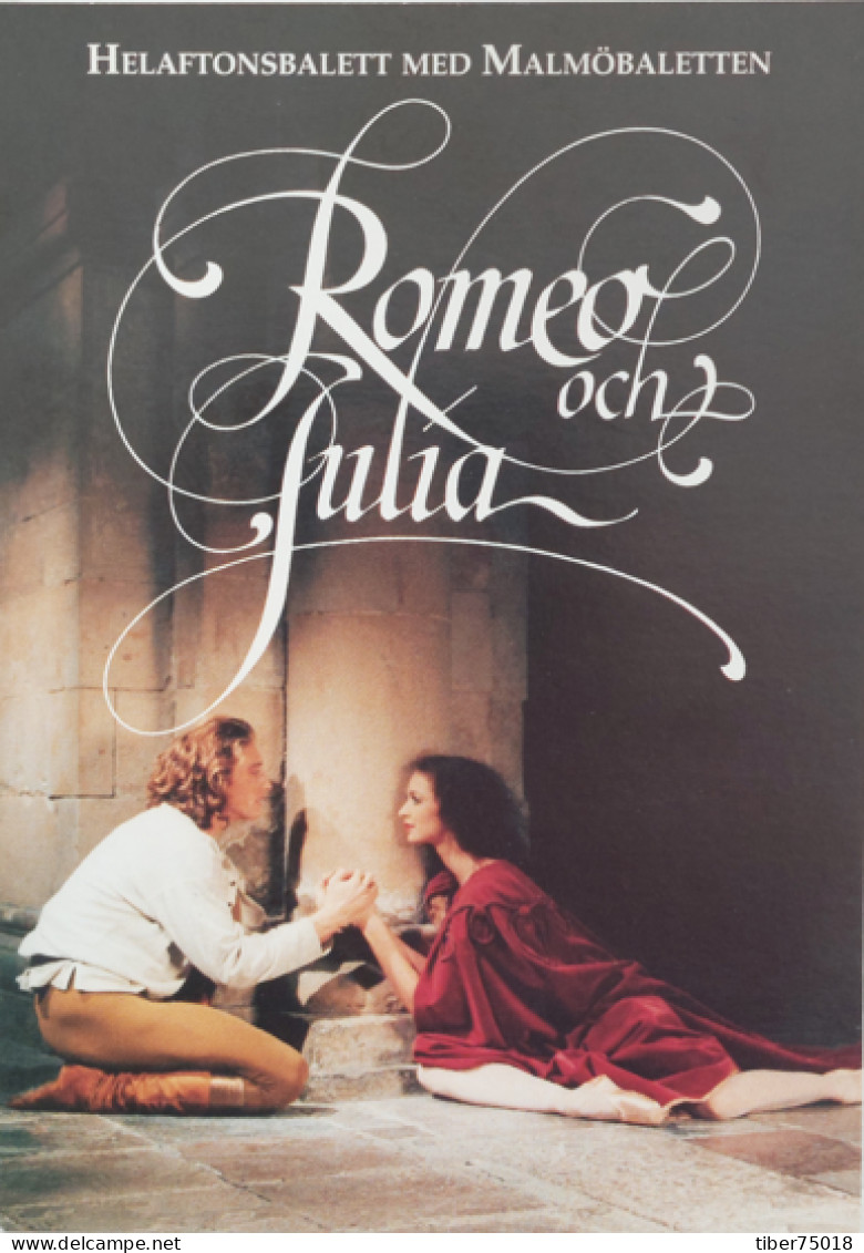 Carte Postale - Romeo Och Julia (Roméo Et Juliette - William Shakespeare) Malmö Musikteater (Suède) - Opera