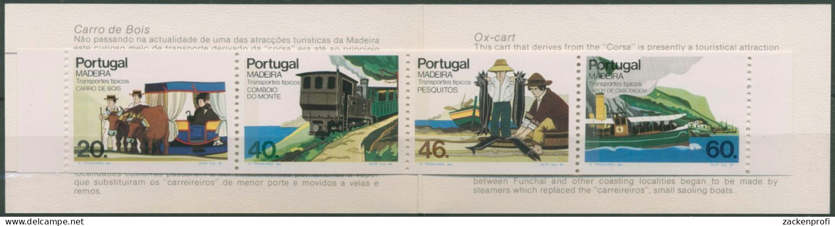 Portugal - Madeira 1985 Transportmittel Markenheftchen MH 5 Postfrisch (C98433) - Madeira