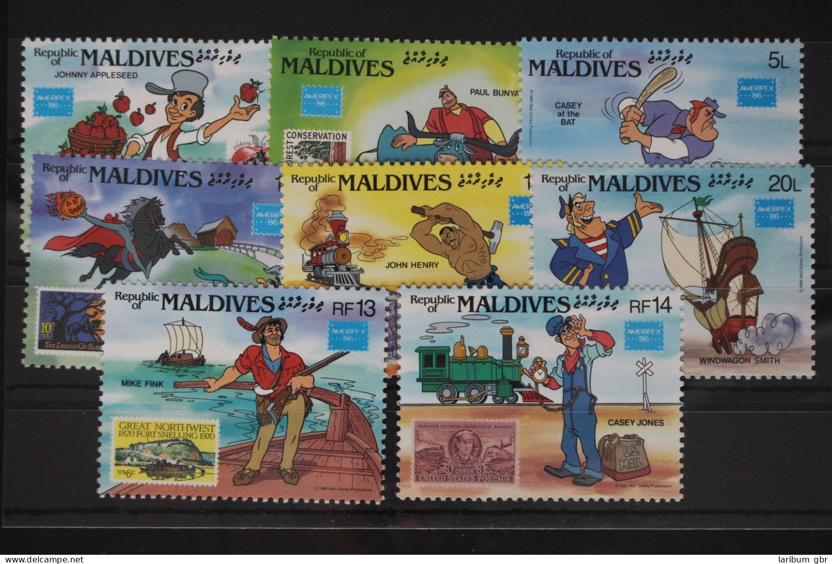 Malediven 1175-1182 Postfrisch Walt Disney #FD140 - Maldivas (1965-...)