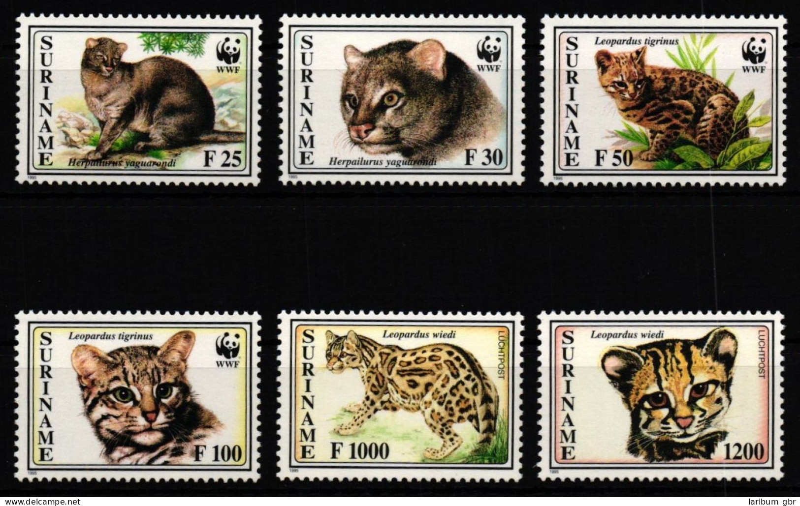 Surinam 1514-1519 Postfrisch Wildkatzen #JV468 - Surinam