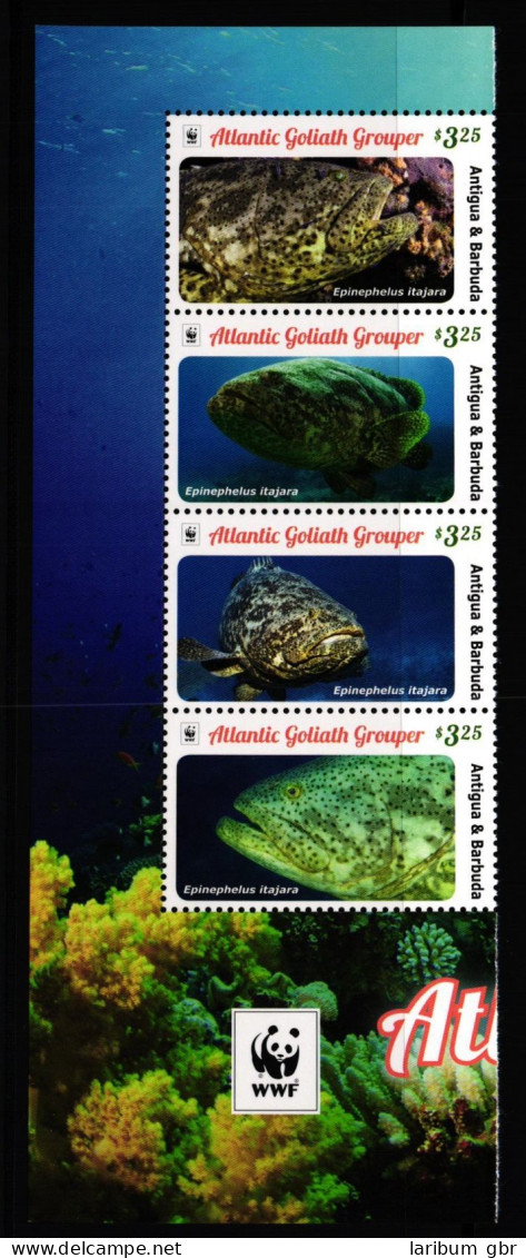 Antigua & Barbuda 5289-5392 Postfrisch Als 4er Streifen, Fische #JV447 - Marine Life