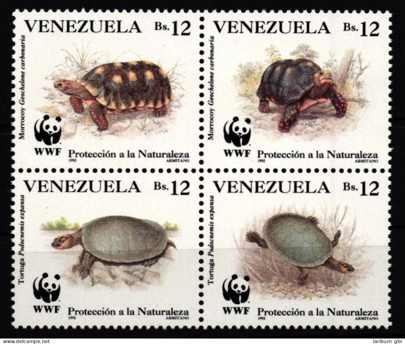 Venezuela 2729-2732 Postfrisch Als 4er Block, Schildkröten #JV458 - Venezuela