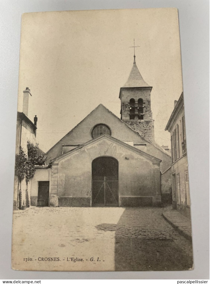 CPA - 91 - CROSNES - L' Eglise - Crosnes (Crosne)