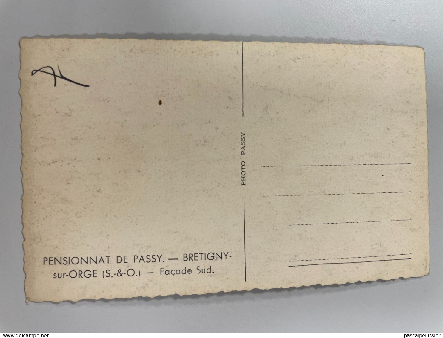 CPA - 91 - PENSIONNAT DE PASSY . BRETIGNY SUR ORGE. FACADE SUD - Bretigny Sur Orge