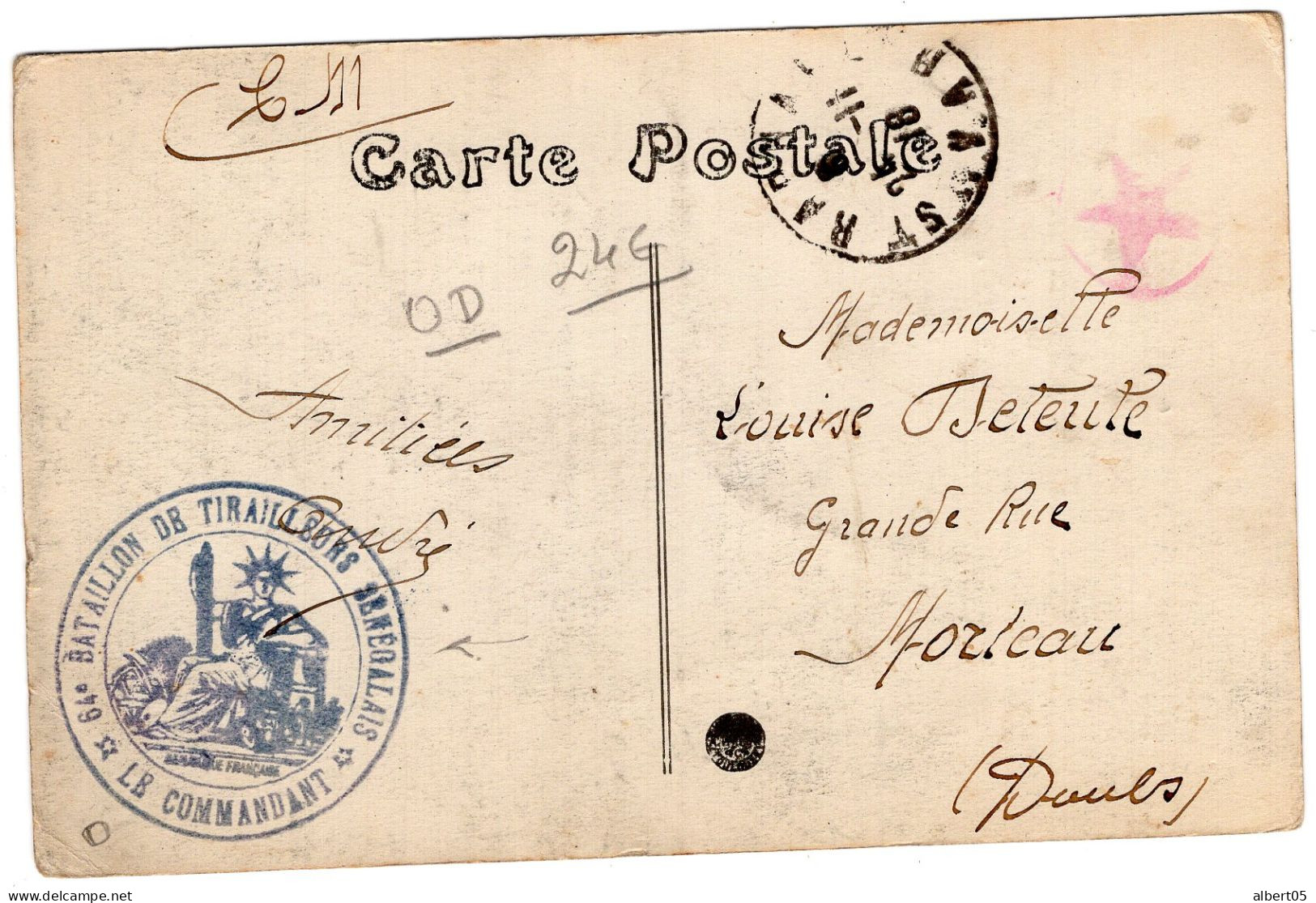 83 - Boulouris - Avenue De La Gare - Attelage - Voiture - Animation  Cachet Au Dos - Boulouris