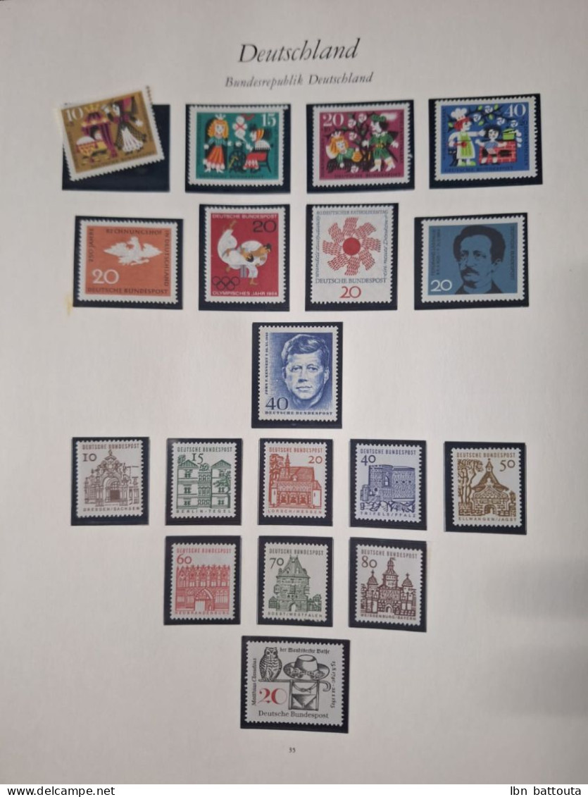 Collection d'Allemagne **, MNH, luxe