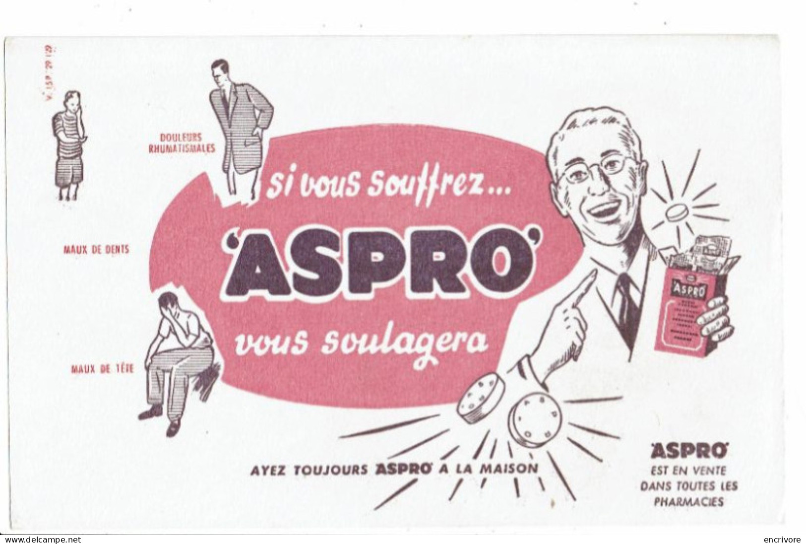 Protège Cahier Et Buvard ASPRO Effervescent - Drogerie & Apotheke