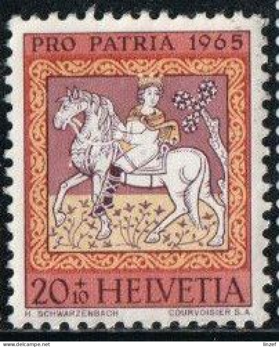 Suisse 1965 Yv. N°749 - Pro Patria - Roi Mage - Oblitéré - Used Stamps