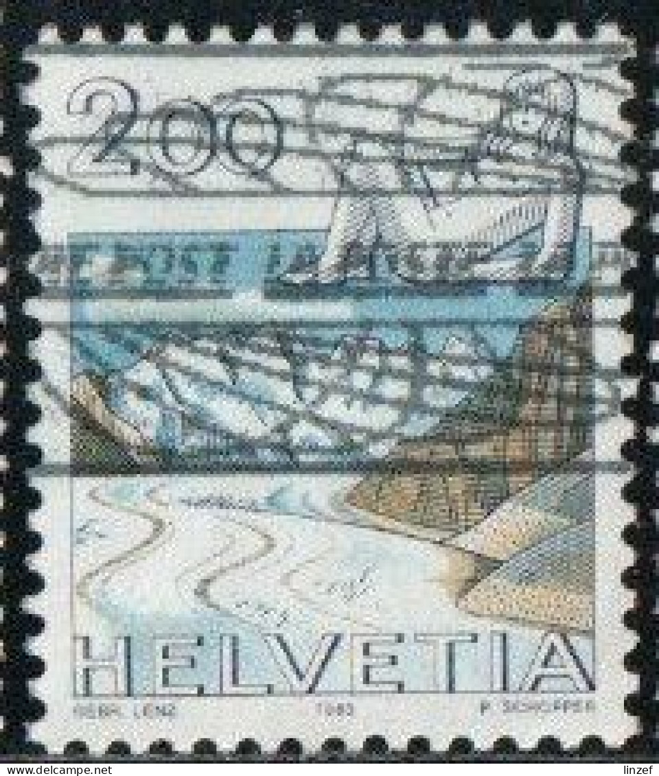 Suisse 1983 Yv. N°1193 - Signe Du Zodiaque - Vierge, Lac Noir De Zermatt - Oblitéré - Oblitérés