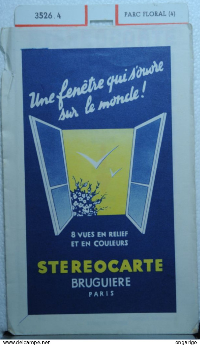 BRUGUIÈRE  :  3526.4   Parc FLORAL  4 - Stereoskope - Stereobetrachter