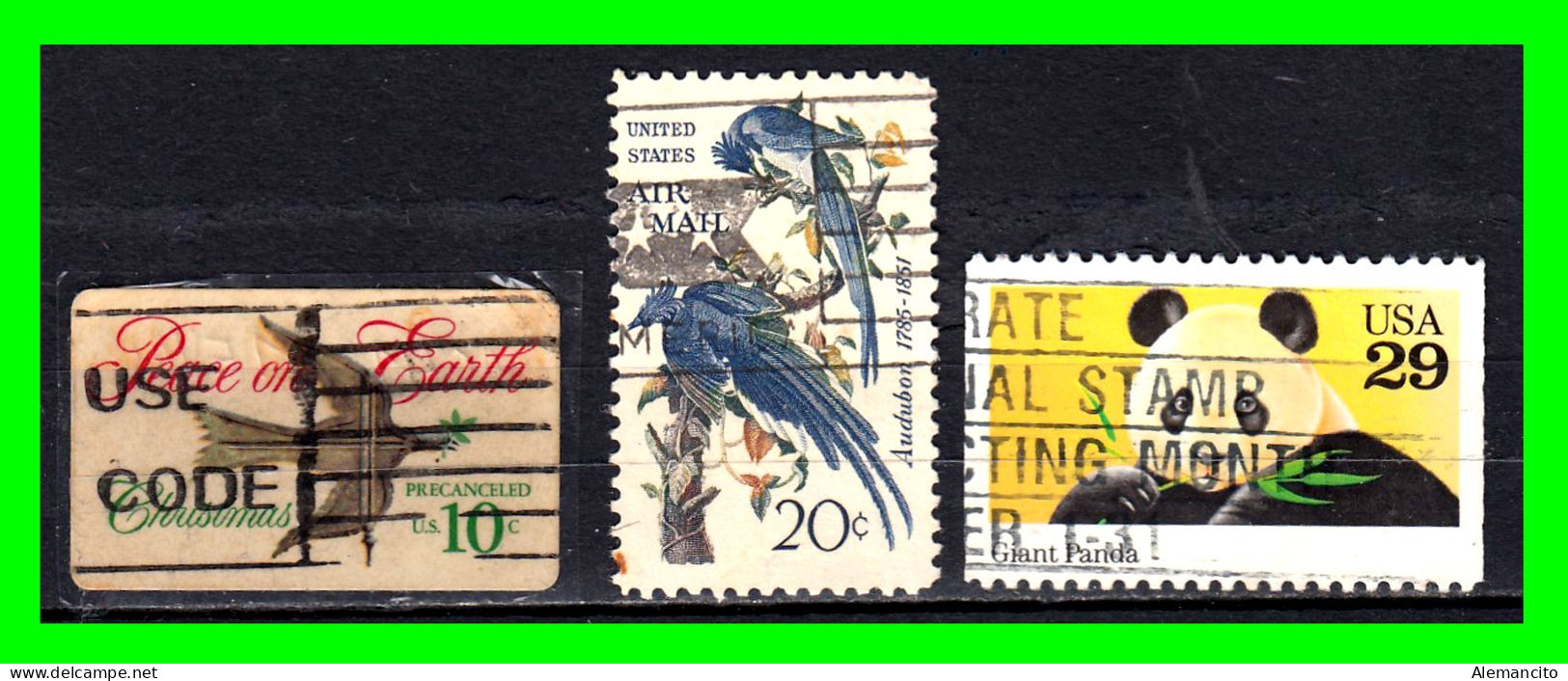 ESTADOS UNIDOS – USA – ( UNITED STATES ESTADOS ) –  3 DE SELLOS  DIFERENTES AÑOS Y VALORES - Used Stamps