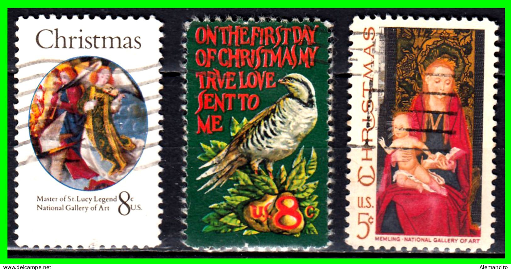 ESTADOS UNIDOS – USA – ( UNITED STATES ESTADOS ) –  3 DE SELLOS  DIFERENTES AÑOS Y VALORES - Used Stamps