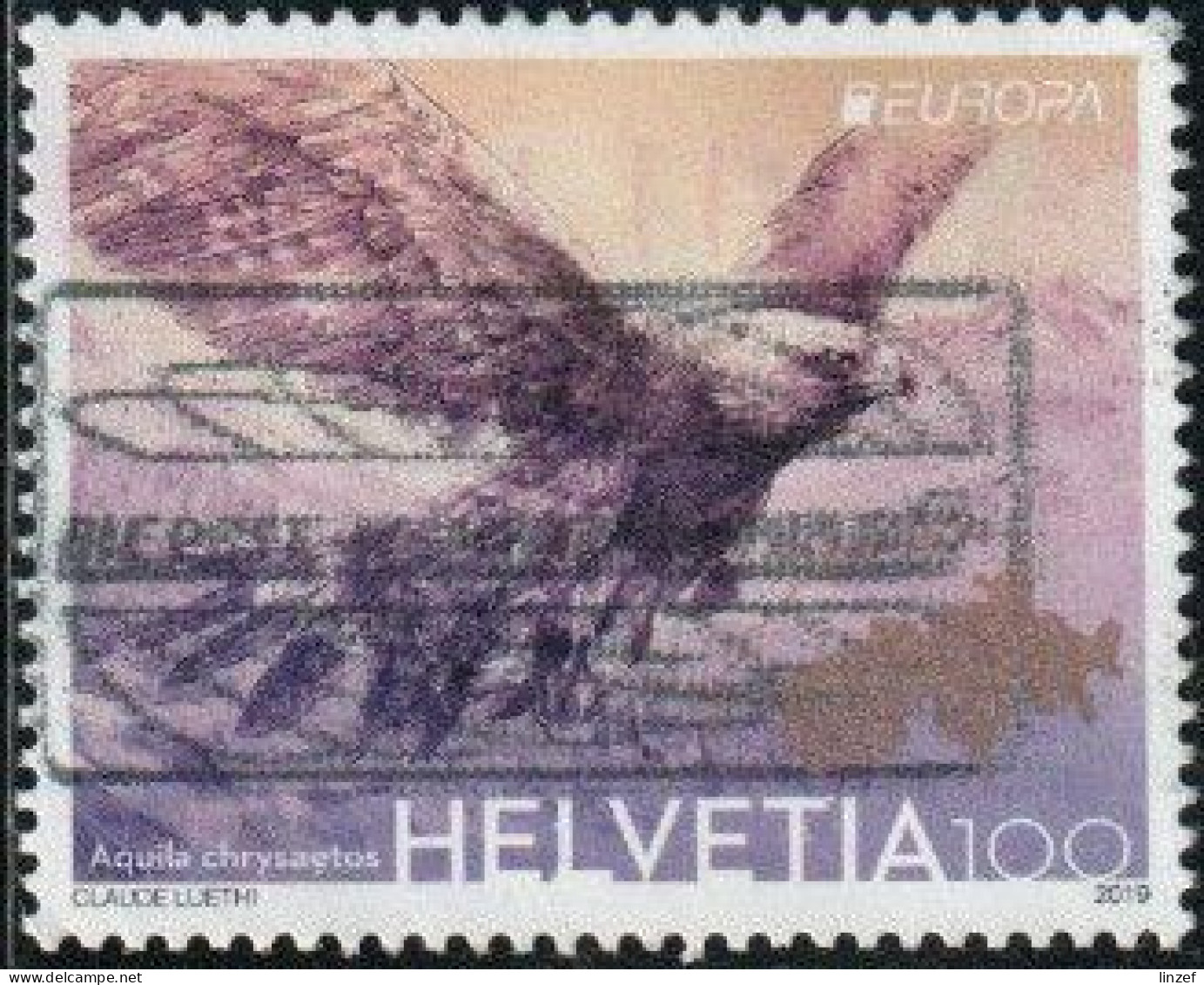 Suisse 2019 Yv. N°2524 - Europa - Aigle Royal - Oblitéré - Oblitérés