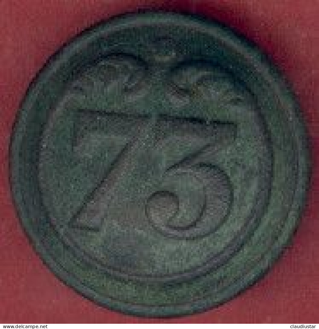 ** BOUTON  N° 73  G. M. ** - Knöpfe