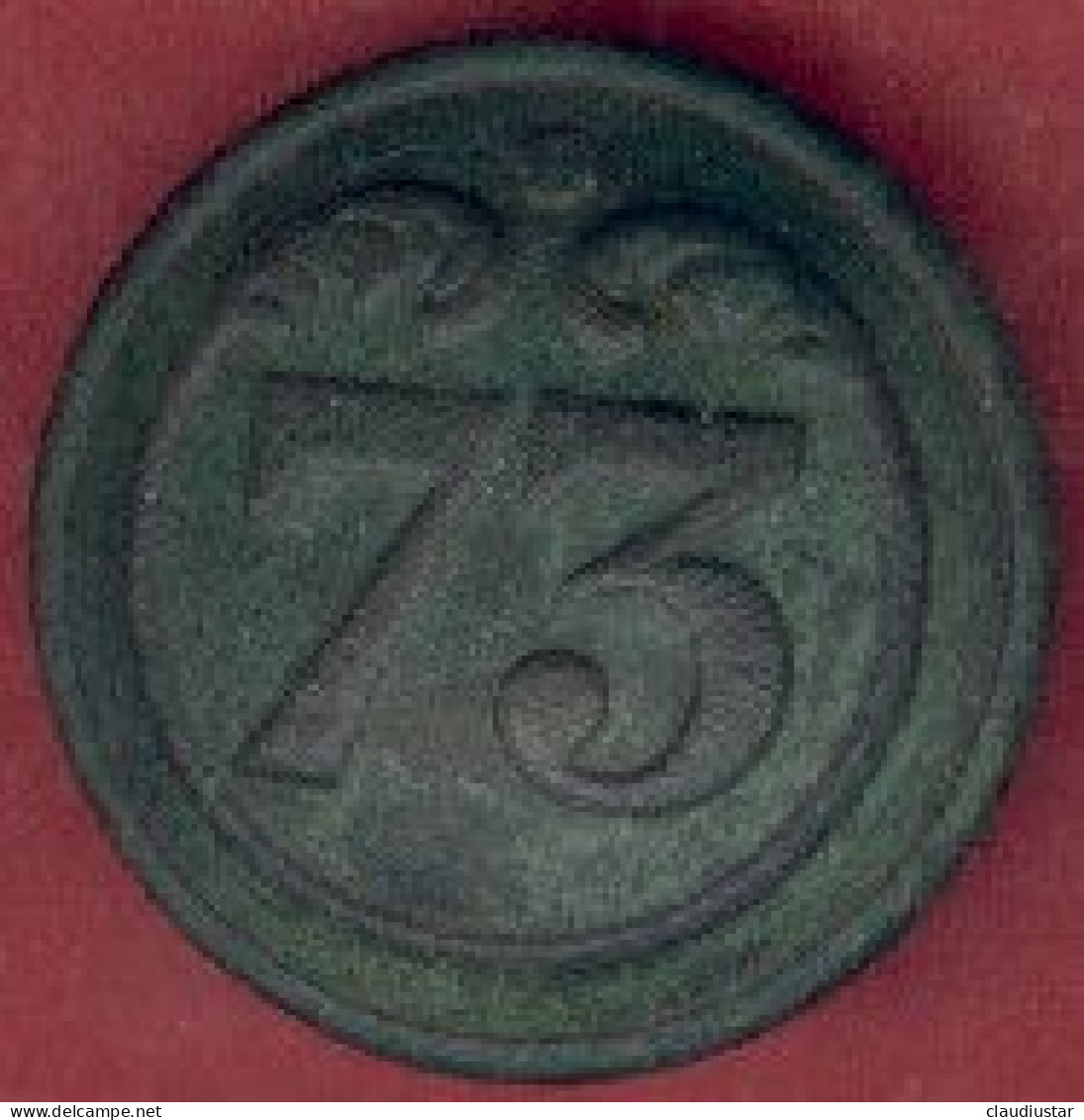 ** BOUTON  N° 73  G. M. ** - Buttons