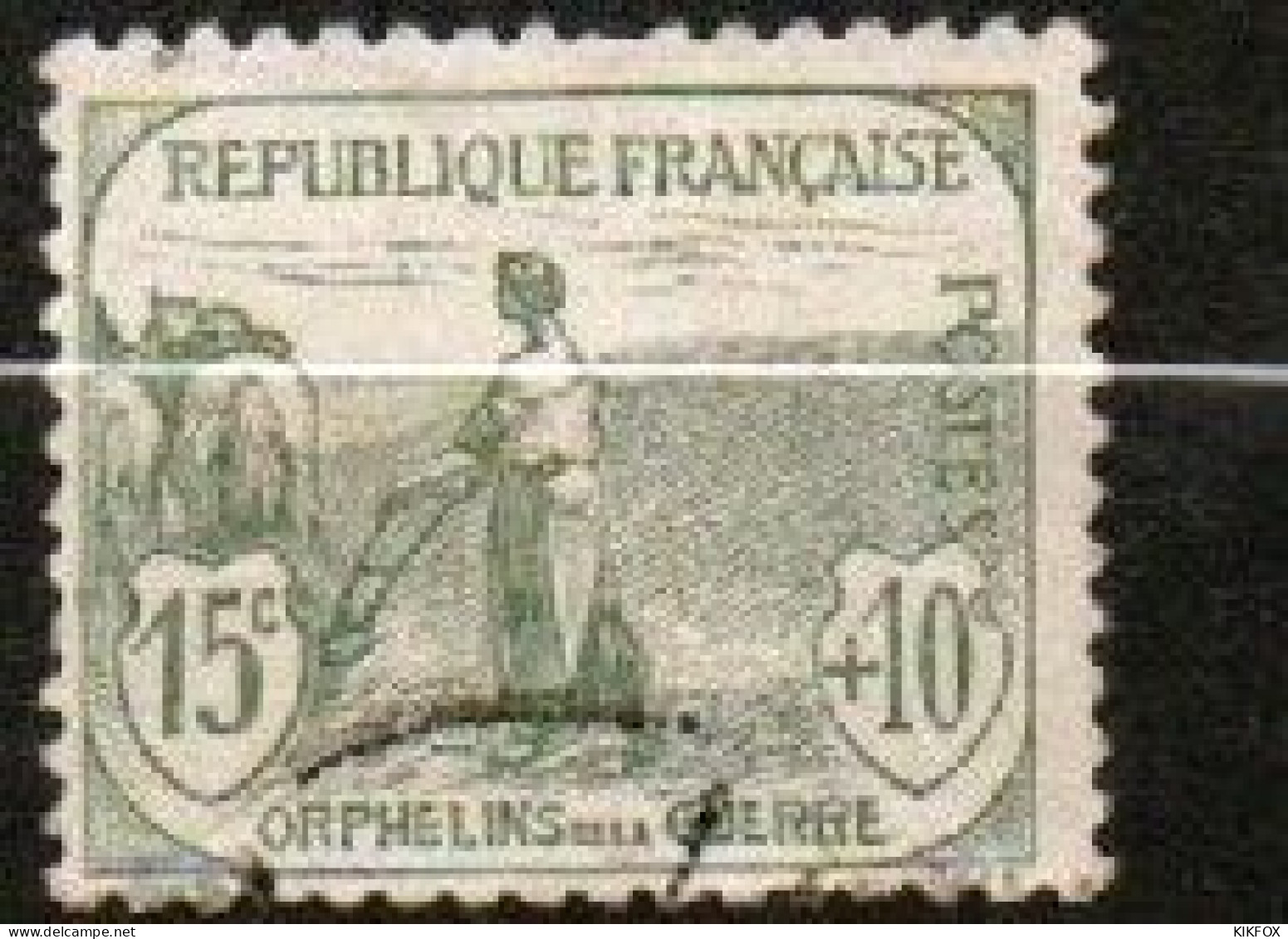FRANCE ,FRANKREICH 1917 - 1918. YT 150, MI 130, KRIEGSWAISEN, Orphelins. OBLITERE, GESTEMPELT - Gebraucht