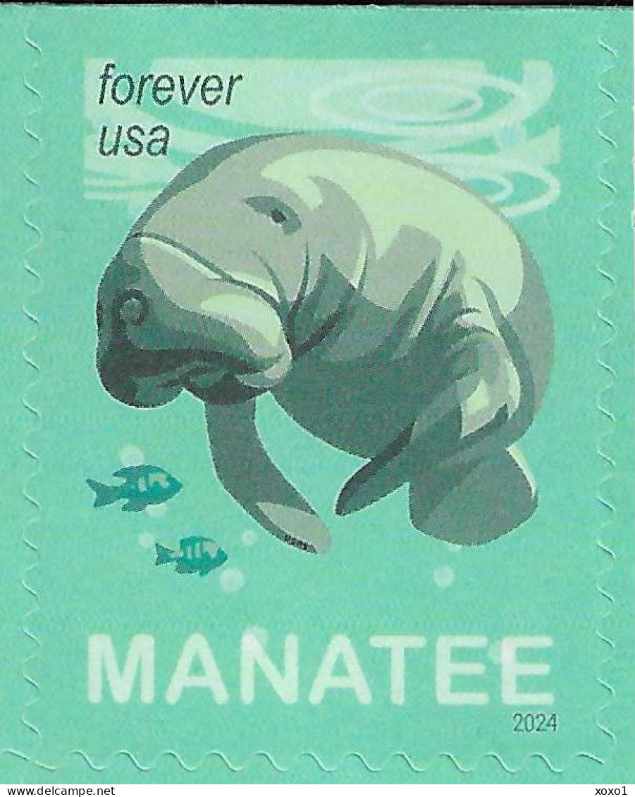 USA 2024 MiNr. XXXX Etats-Unis Marine Mammals Florida Manatee (Trichechus Manatus Latirostris) 1v MNH**  1,40 € - Autres & Non Classés