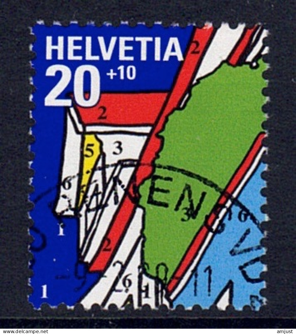 Suisse /Schweiz/Svizzera/Switzerland // 1999 - Découpé Du Bloc De St.Gall No.82 - Used Stamps