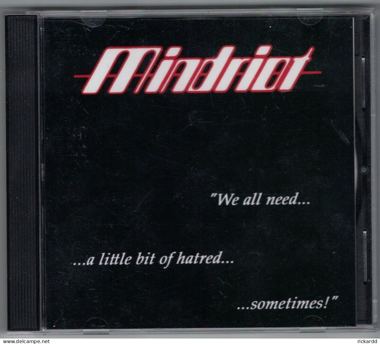 Demo-CD Mindriot 2003 (Oskarshamn Sweden) - Like New! - Hard Rock En Metal