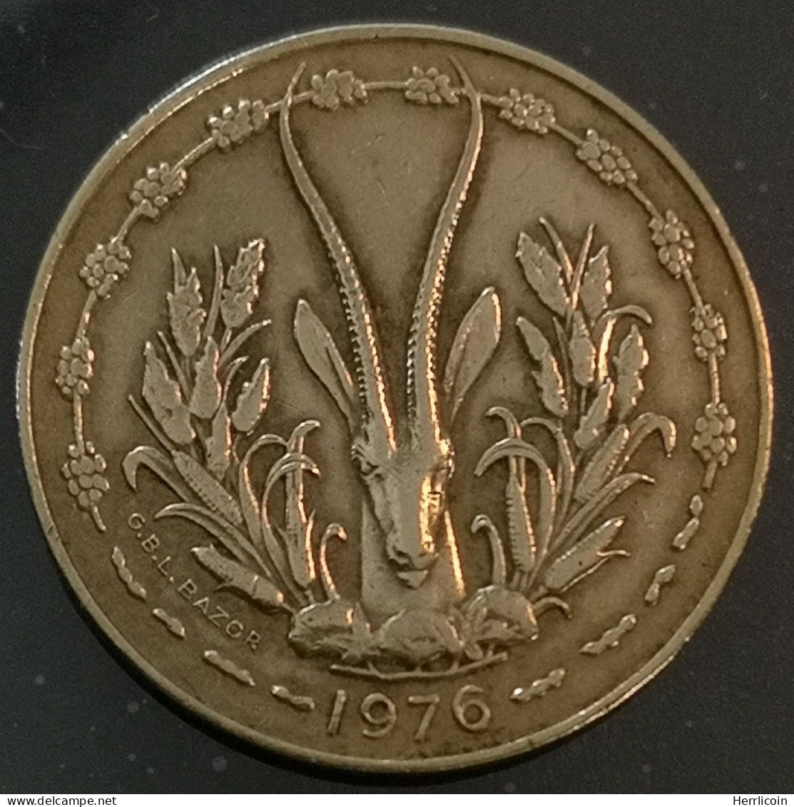 Monnaie Etats De L'Afrique De L'Ouest - 1976 - 10 Francs - Andere - Afrika