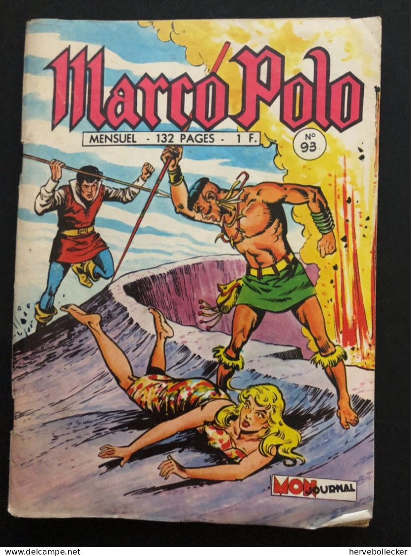 Marco Polo - BD De Poche - Édition Aventures Et Voyage N° 93 - 1967 - Andere & Zonder Classificatie