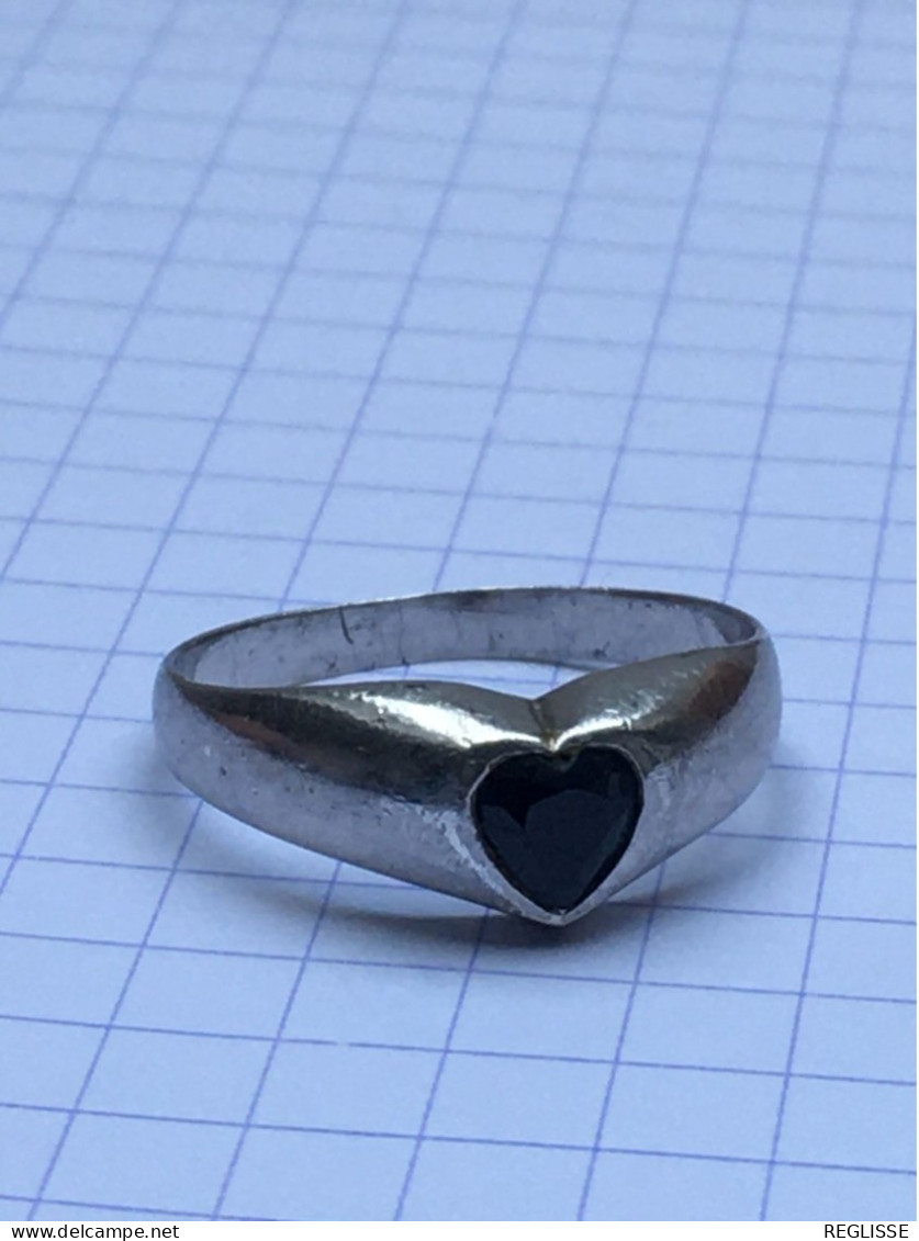 bague en argent massif taille :56