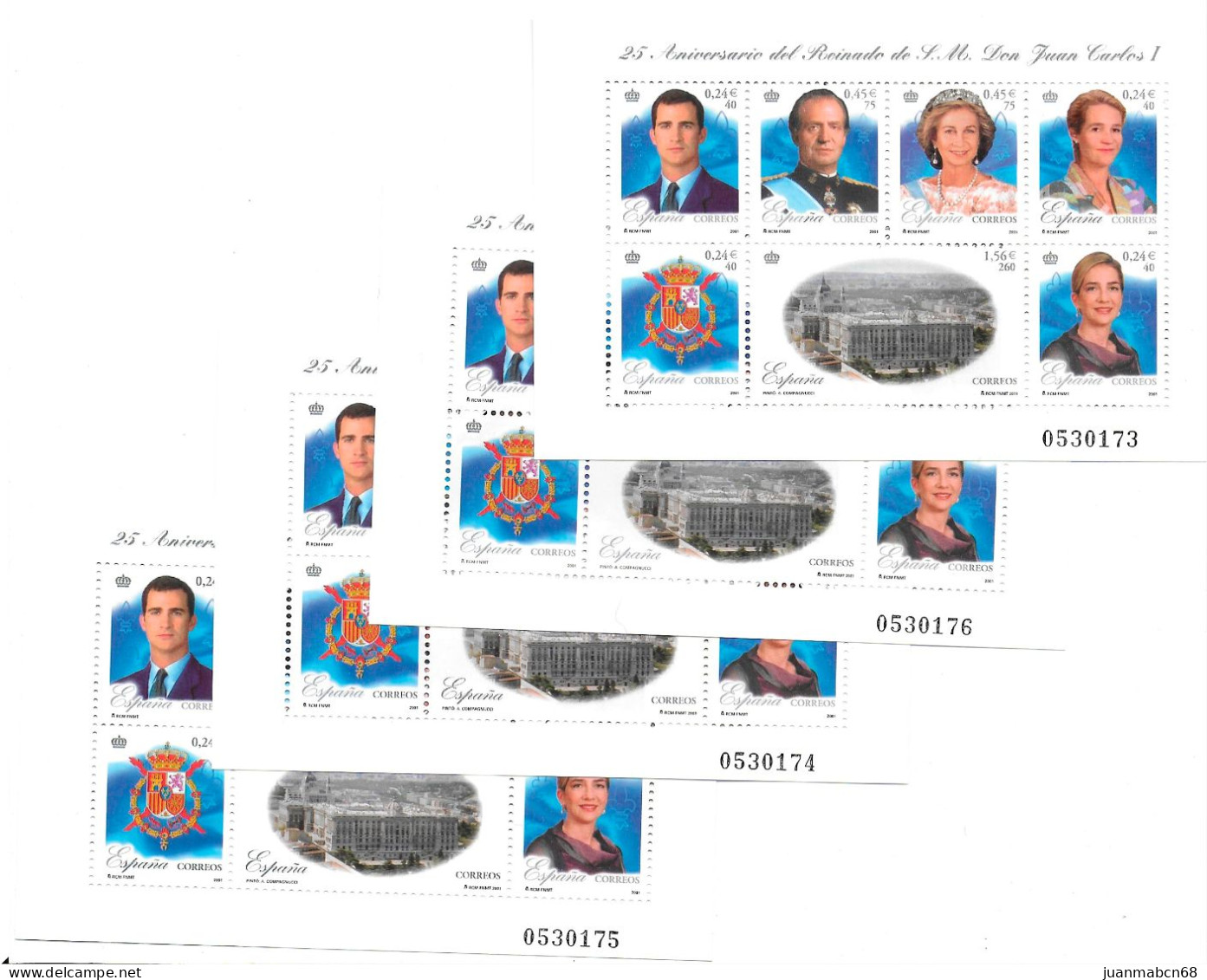 Lote De 296 Sellos Nuevos(2001 - 2003) - Verzamelingen