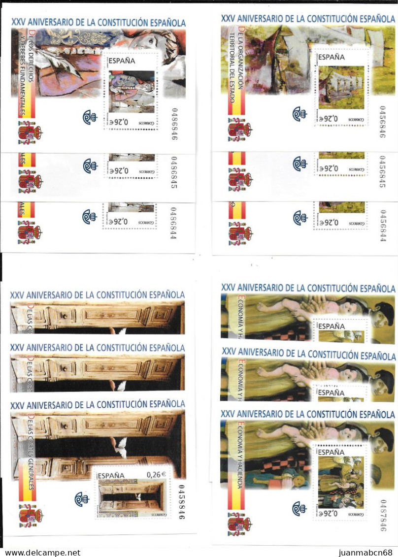 Lote de 296 sellos nuevos(2001 - 2003)