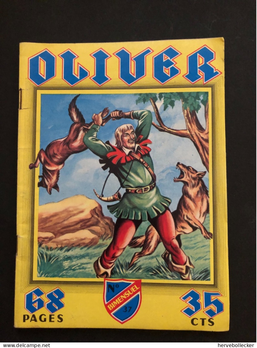 Oliver - BD De Poche - Édition Impéria N° 37 - 1960 - Sonstige & Ohne Zuordnung