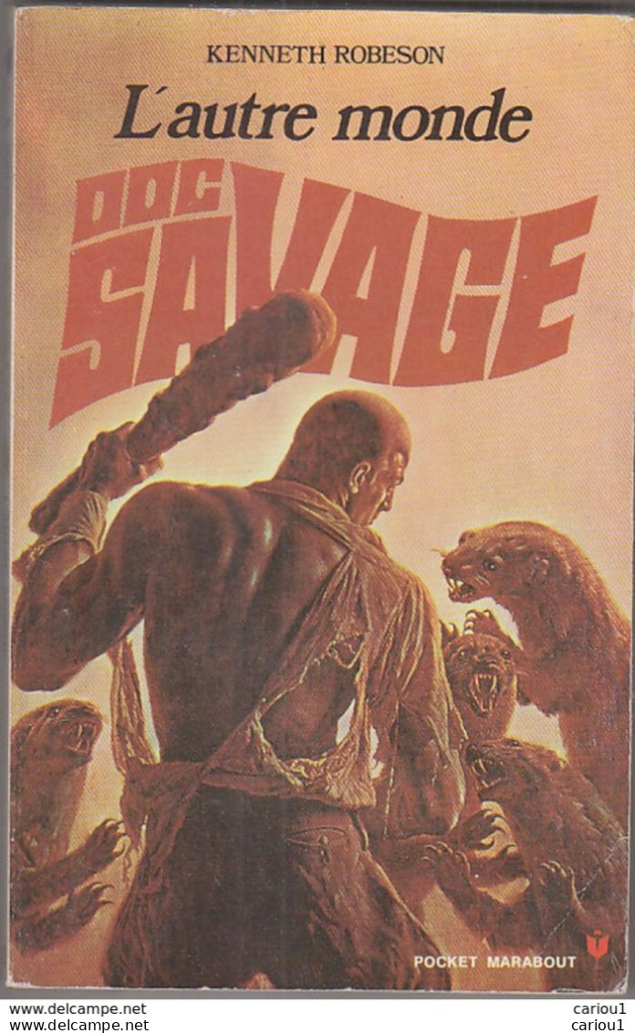 C1 Kenneth Robeson DOC SAVAGE # 25 L AUTRE MONDE EO 1971 Port Inclus France - Marabout SF