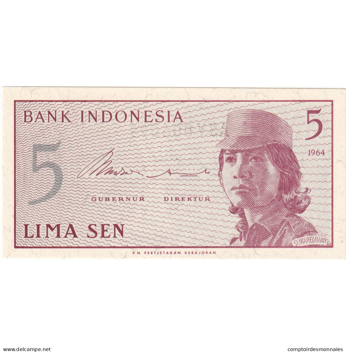 Indonésie, 5 Sen, KM:91a, NEUF - Indonesien