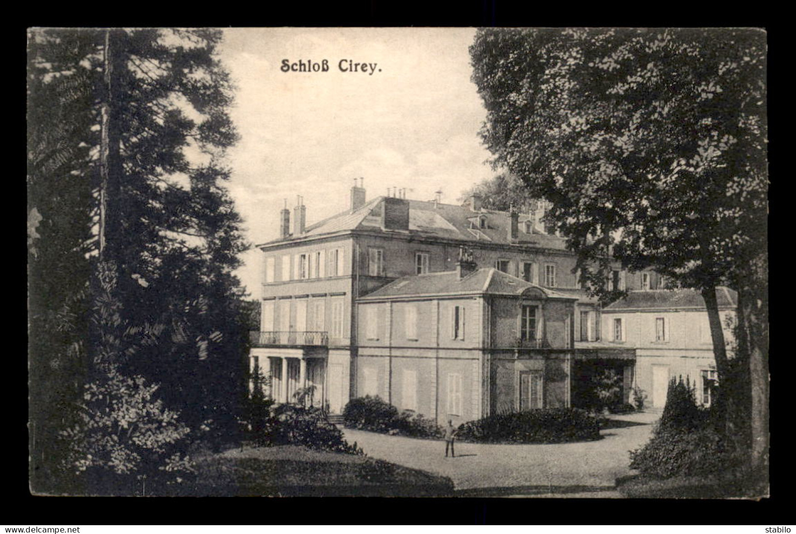 54 - CIREY - LE CHATEAU DU COMTE DE GUICHEN - CARTE ALLEMANDE - Cirey Sur Vezouze